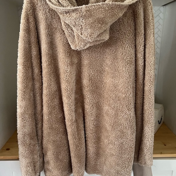 VICI Hooded Oversized Fleece Teddy Jacket - Picture 3 of 6